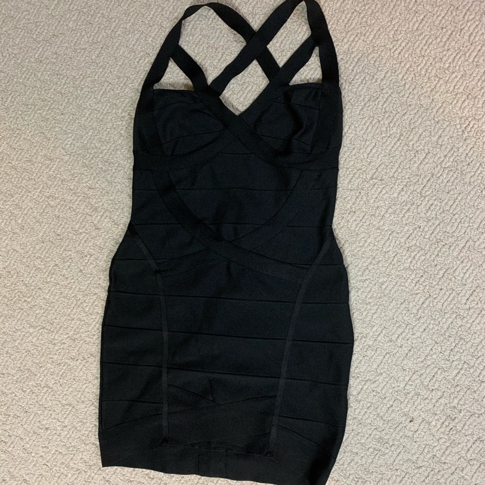 Stella Luce Black BodyCon Dress, M, New
